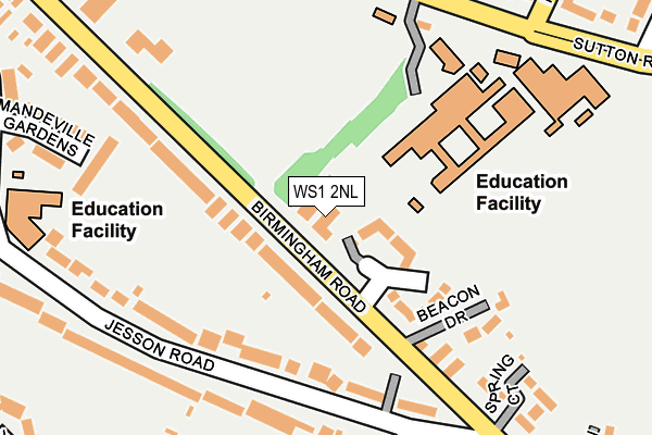 WS1 2NL map - OS OpenMap – Local (Ordnance Survey) WS1 2NL map - OS OpenMap – Local (Ordnance Survey)