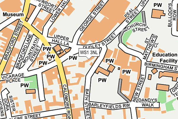 WS1 3NL map - OS OpenMap – Local (Ordnance Survey) WS1 3NL map - OS OpenMap – Local (Ordnance Survey)