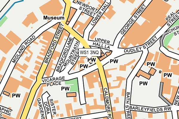 WS1 3NQ map - OS OpenMap – Local (Ordnance Survey) WS1 3NQ map - OS OpenMap – Local (Ordnance Survey)