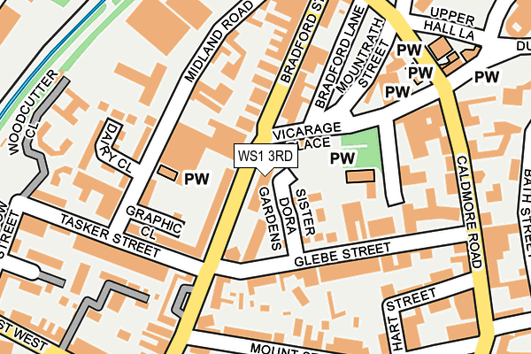 WS1 3RD map - OS OpenMap – Local (Ordnance Survey) WS1 3RD map - OS OpenMap – Local (Ordnance Survey)