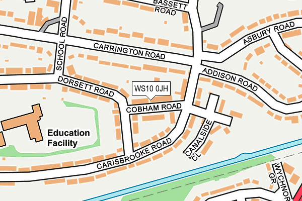 WS10 0JH map - OS OpenMap – Local (Ordnance Survey) WS10 0JH map - OS OpenMap – Local (Ordnance Survey)