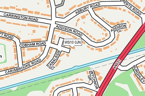 WS10 0JN map - OS OpenMap – Local (Ordnance Survey) WS10 0JN map - OS OpenMap – Local (Ordnance Survey)