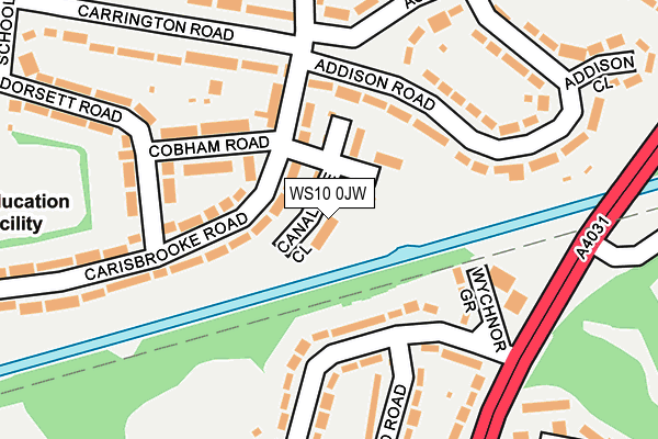 WS10 0JW map - OS OpenMap – Local (Ordnance Survey) WS10 0JW map - OS OpenMap – Local (Ordnance Survey)