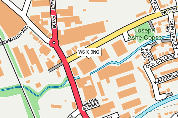 WS10 0NQ map - OS OpenMap – Local (Ordnance Survey) WS10 0NQ map - OS OpenMap – Local (Ordnance Survey)