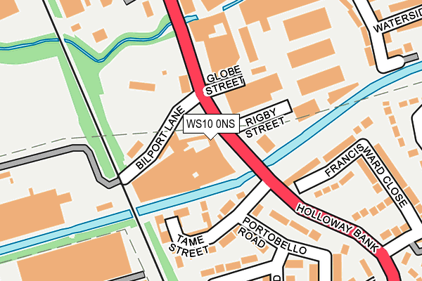 WS10 0NS map - OS OpenMap – Local (Ordnance Survey) WS10 0NS map - OS OpenMap – Local (Ordnance Survey)