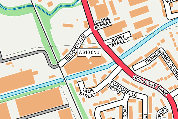 WS10 0NU map - OS OpenMap – Local (Ordnance Survey) WS10 0NU map - OS OpenMap – Local (Ordnance Survey)
