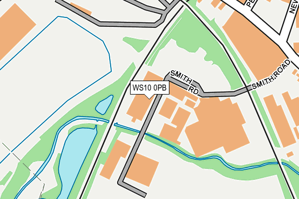 WS10 0PB map - OS OpenMap – Local (Ordnance Survey) WS10 0PB map - OS OpenMap – Local (Ordnance Survey)