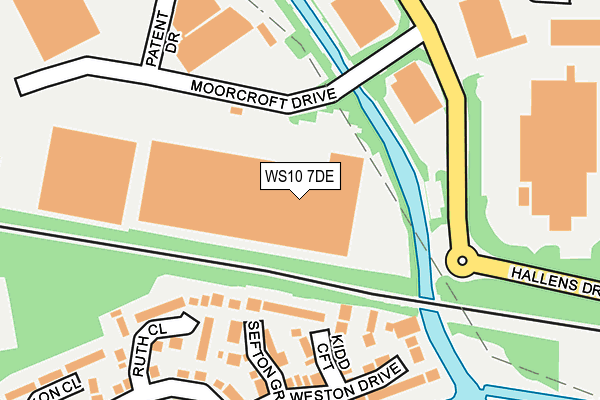 WS10 7DE map - OS OpenMap – Local (Ordnance Survey) WS10 7DE map - OS OpenMap – Local (Ordnance Survey)