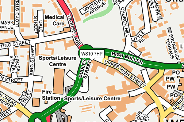 WS10 7HP map - OS OpenMap – Local (Ordnance Survey) WS10 7HP map - OS OpenMap – Local (Ordnance Survey)