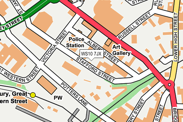 WS10 7JX map - OS OpenMap – Local (Ordnance Survey) WS10 7JX map - OS OpenMap – Local (Ordnance Survey)