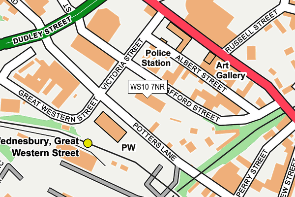 WS10 7NR map - OS OpenMap – Local (Ordnance Survey) WS10 7NR map - OS OpenMap – Local (Ordnance Survey)