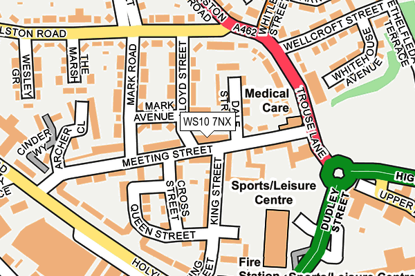 WS10 7NX map - OS OpenMap – Local (Ordnance Survey) WS10 7NX map - OS OpenMap – Local (Ordnance Survey)