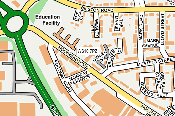 WS10 7PZ map - OS OpenMap – Local (Ordnance Survey) WS10 7PZ map - OS OpenMap – Local (Ordnance Survey)
