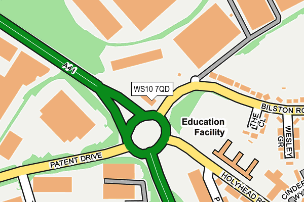WS10 7QD map - OS OpenMap – Local (Ordnance Survey) WS10 7QD map - OS OpenMap – Local (Ordnance Survey)