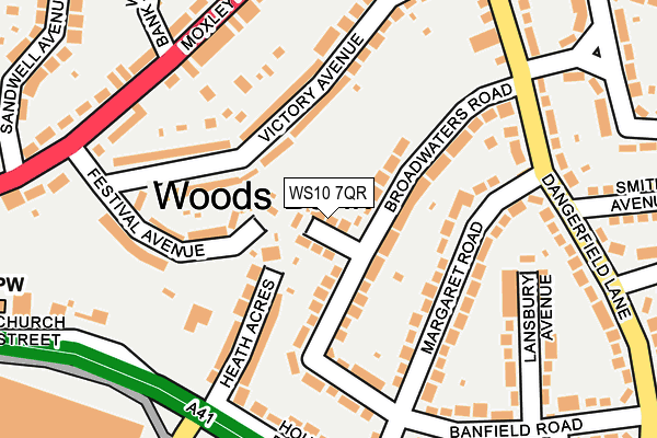 WS10 7QR map - OS OpenMap – Local (Ordnance Survey) WS10 7QR map - OS OpenMap – Local (Ordnance Survey)