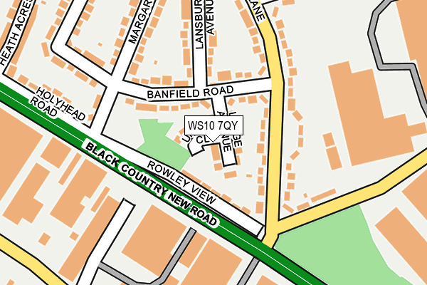WS10 7QY map - OS OpenMap – Local (Ordnance Survey) WS10 7QY map - OS OpenMap – Local (Ordnance Survey)