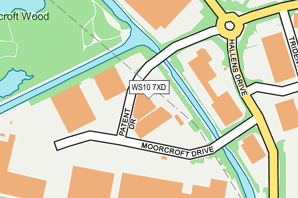 WS10 7XD map - OS OpenMap – Local (Ordnance Survey) WS10 7XD map - OS OpenMap – Local (Ordnance Survey)