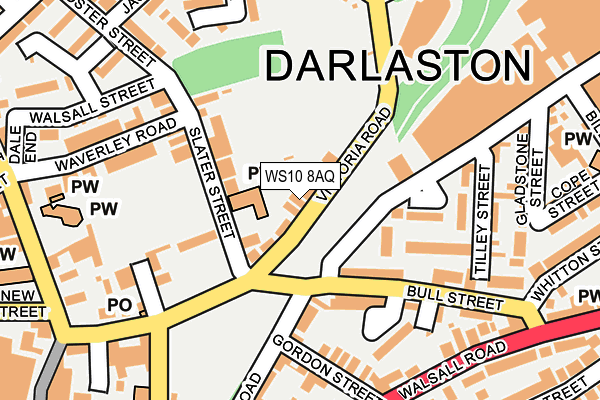 WS10 8AQ map - OS OpenMap – Local (Ordnance Survey) WS10 8AQ map - OS OpenMap – Local (Ordnance Survey)