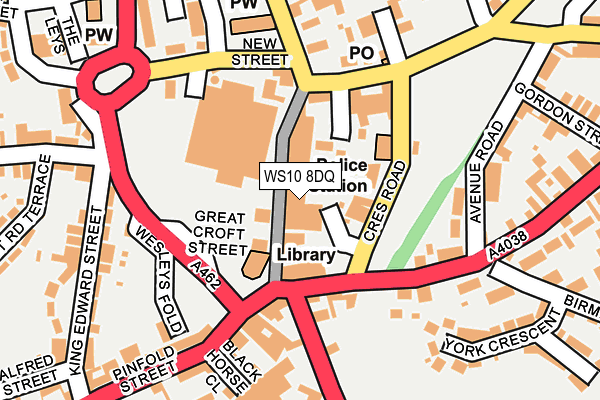 WS10 8DQ map - OS OpenMap – Local (Ordnance Survey) WS10 8DQ map - OS OpenMap – Local (Ordnance Survey)