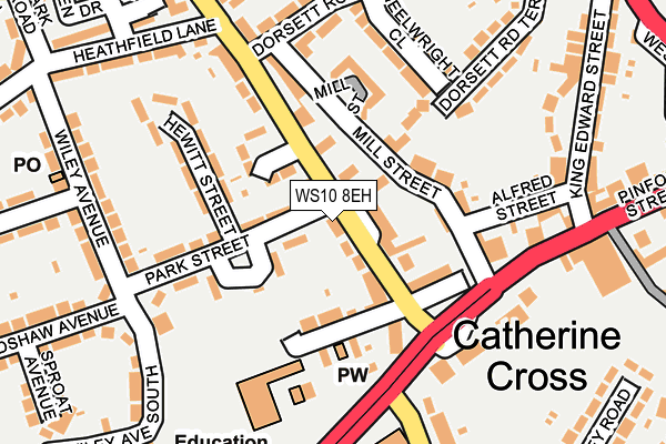 WS10 8EH map - OS OpenMap – Local (Ordnance Survey) WS10 8EH map - OS OpenMap – Local (Ordnance Survey)