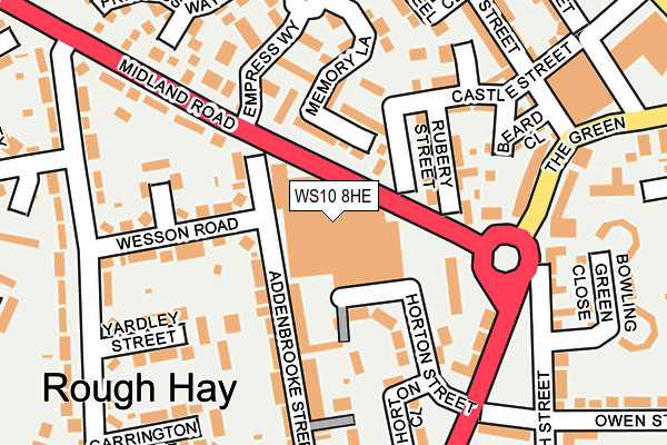 WS10 8HE map - OS OpenMap – Local (Ordnance Survey)
