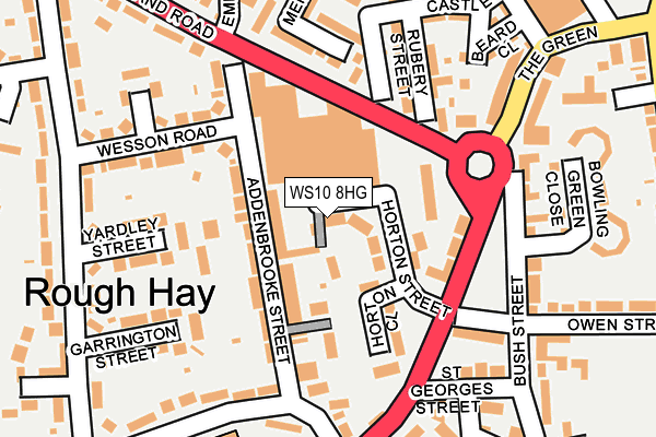 WS10 8HG map - OS OpenMap – Local (Ordnance Survey) WS10 8HG map - OS OpenMap – Local (Ordnance Survey)