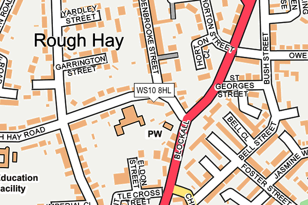 WS10 8HL map - OS OpenMap – Local (Ordnance Survey) WS10 8HL map - OS OpenMap – Local (Ordnance Survey)