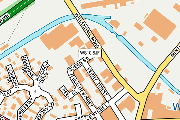 WS10 8JF map - OS OpenMap – Local (Ordnance Survey) WS10 8JF map - OS OpenMap – Local (Ordnance Survey)