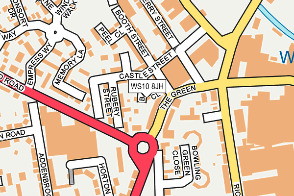 WS10 8JH map - OS OpenMap – Local (Ordnance Survey) WS10 8JH map - OS OpenMap – Local (Ordnance Survey)