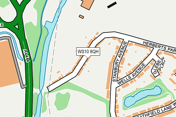 WS10 8QH map - OS OpenMap – Local (Ordnance Survey) WS10 8QH map - OS OpenMap – Local (Ordnance Survey)