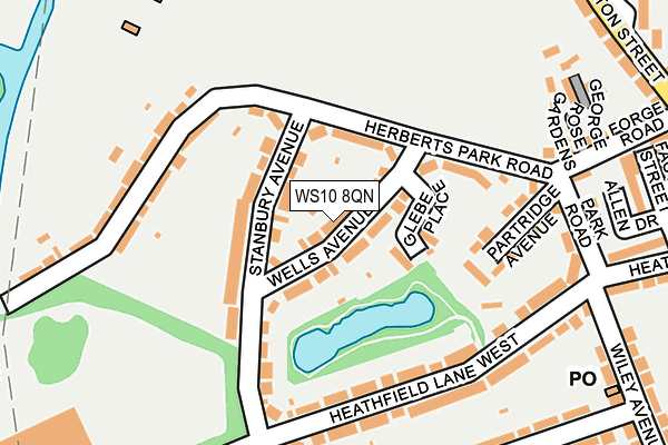 WS10 8QN map - OS OpenMap – Local (Ordnance Survey) WS10 8QN map - OS OpenMap – Local (Ordnance Survey)