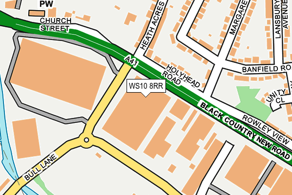 WS10 8RR map - OS OpenMap – Local (Ordnance Survey) WS10 8RR map - OS OpenMap – Local (Ordnance Survey)