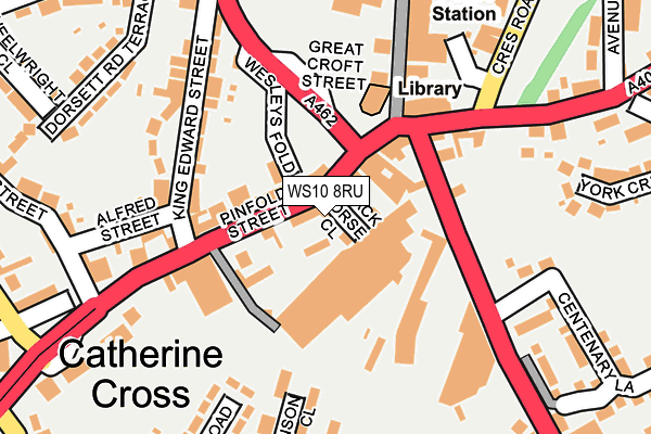 WS10 8RU map - OS OpenMap – Local (Ordnance Survey) WS10 8RU map - OS OpenMap – Local (Ordnance Survey)