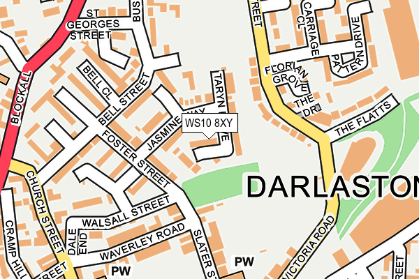 WS10 8XY map - OS OpenMap – Local (Ordnance Survey)