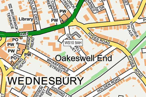 WS10 9AH map - OS OpenMap – Local (Ordnance Survey) WS10 9AH map - OS OpenMap – Local (Ordnance Survey)