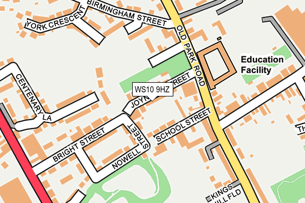 WS10 9HZ map - OS OpenMap – Local (Ordnance Survey) WS10 9HZ map - OS OpenMap – Local (Ordnance Survey)