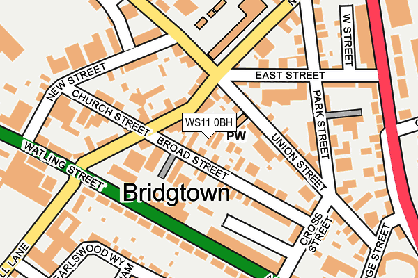 WS11 0BH map - OS OpenMap – Local (Ordnance Survey) WS11 0BH map - OS OpenMap – Local (Ordnance Survey)