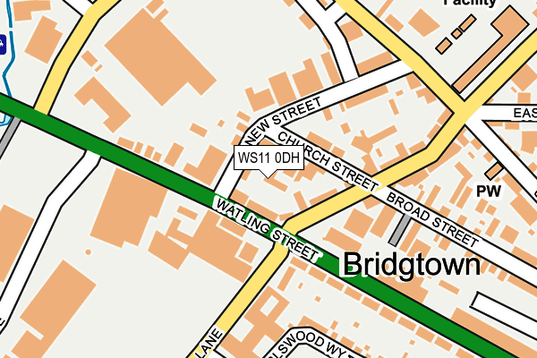 WS11 0DH map - OS OpenMap – Local (Ordnance Survey) WS11 0DH map - OS OpenMap – Local (Ordnance Survey)
