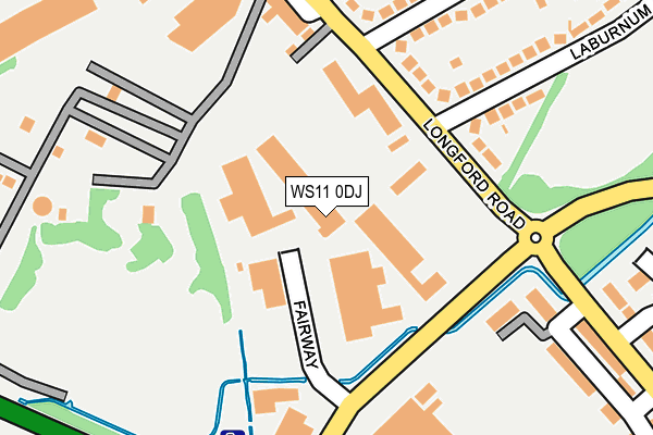 WS11 0DJ map - OS OpenMap – Local (Ordnance Survey) WS11 0DJ map - OS OpenMap – Local (Ordnance Survey)
