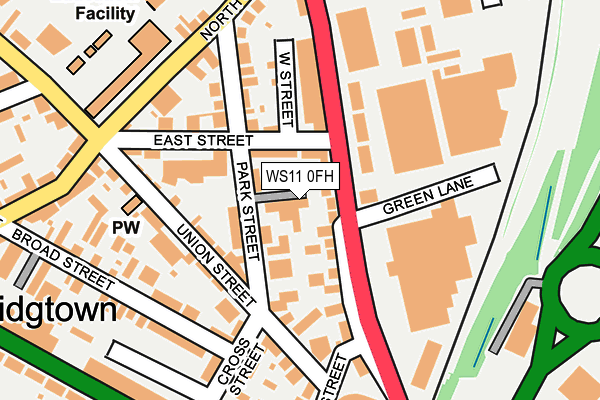 WS11 0FH map - OS OpenMap – Local (Ordnance Survey) WS11 0FH map - OS OpenMap – Local (Ordnance Survey)