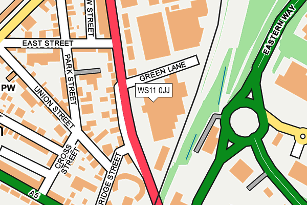WS11 0JJ map - OS OpenMap – Local (Ordnance Survey) WS11 0JJ map - OS OpenMap – Local (Ordnance Survey)