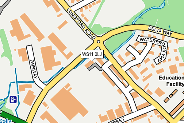 WS11 0LJ map - OS OpenMap – Local (Ordnance Survey) WS11 0LJ map - OS OpenMap – Local (Ordnance Survey)
