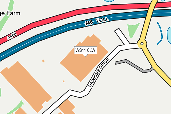 WS11 0LW map - OS OpenMap – Local (Ordnance Survey) WS11 0LW map - OS OpenMap – Local (Ordnance Survey)