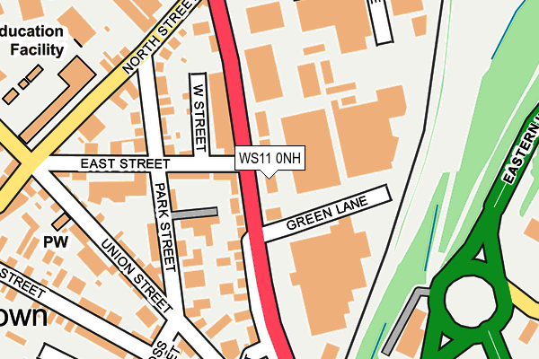 WS11 0NH map - OS OpenMap – Local (Ordnance Survey) WS11 0NH map - OS OpenMap – Local (Ordnance Survey)