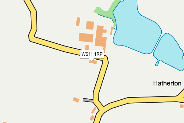 WS11 1RP map - OS OpenMap – Local (Ordnance Survey)