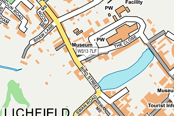 WS13 7LF map - OS OpenMap – Local (Ordnance Survey) WS13 7LF map - OS OpenMap – Local (Ordnance Survey)