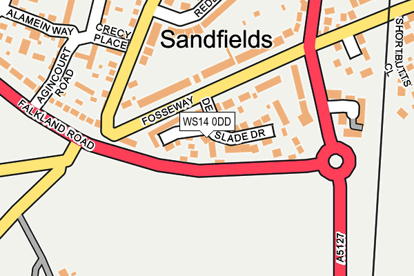 WS14 0DD map - OS OpenMap – Local (Ordnance Survey) WS14 0DD map - OS OpenMap – Local (Ordnance Survey)