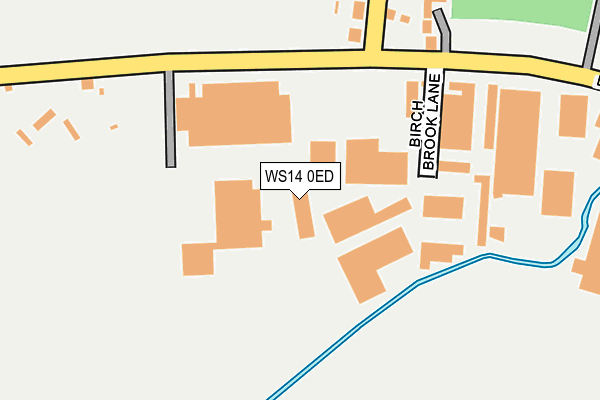 WS14 0ED map - OS OpenMap – Local (Ordnance Survey) WS14 0ED map - OS OpenMap – Local (Ordnance Survey)