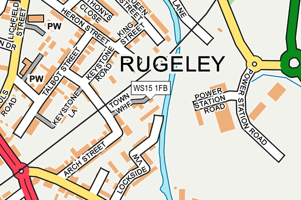 WS15 1FB map - OS OpenMap – Local (Ordnance Survey) WS15 1FB map - OS OpenMap – Local (Ordnance Survey)