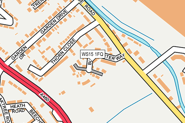 WS15 1FQ map - OS OpenMap – Local (Ordnance Survey) WS15 1FQ map - OS OpenMap – Local (Ordnance Survey)